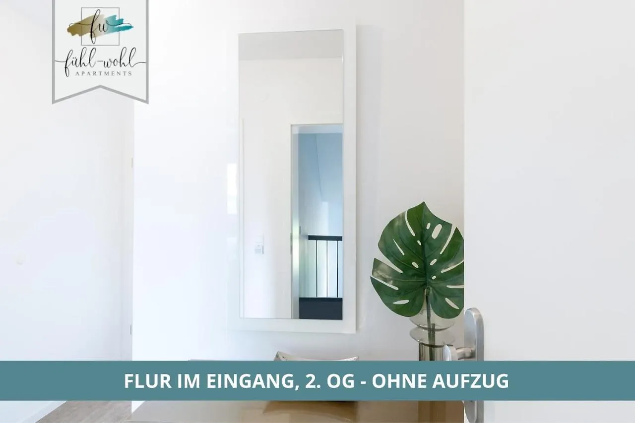 Apartment Hofgarten - Zentrale und ruhige 2Zi Whg mit Küche, Duschbad und Balkon Bayreuth