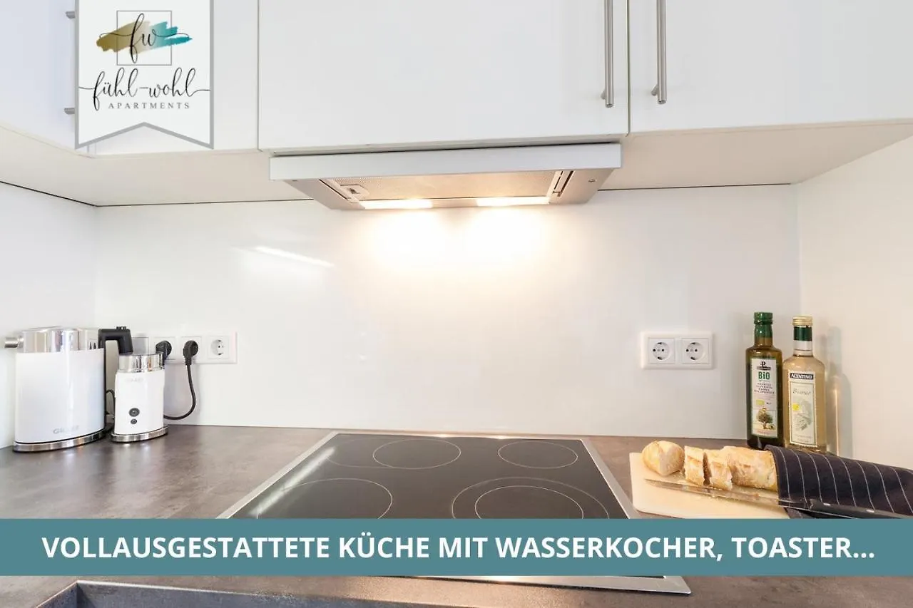 Apartment Hofgarten - Zentrale und ruhige 2Zi Whg mit Küche, Duschbad und Balkon Bayreuth